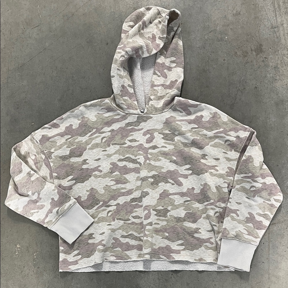 Old Navy Camouflage Hoodie - Gray and Cream